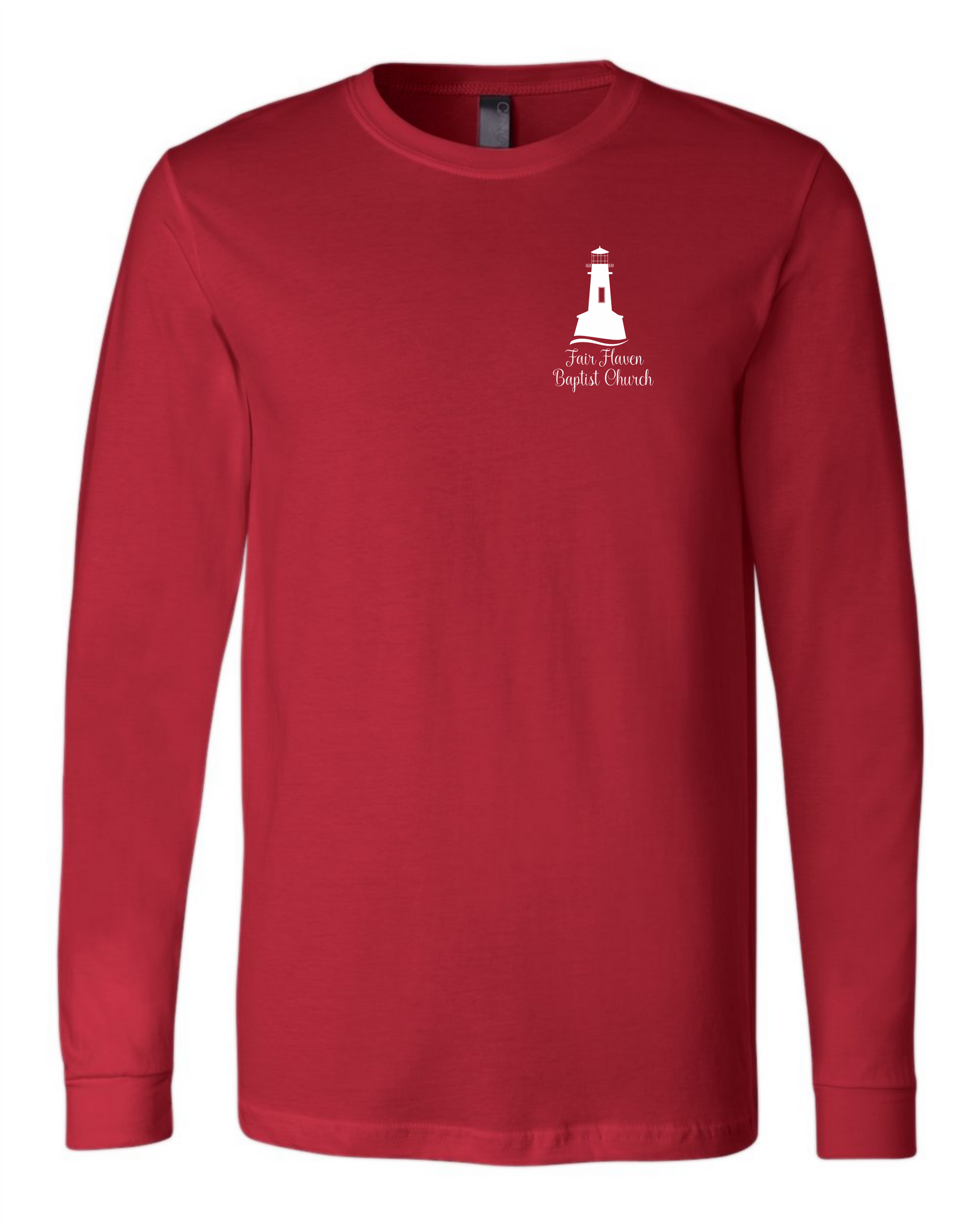 "Fair Haven Baptist Church" Adult Long Sleeve Tee