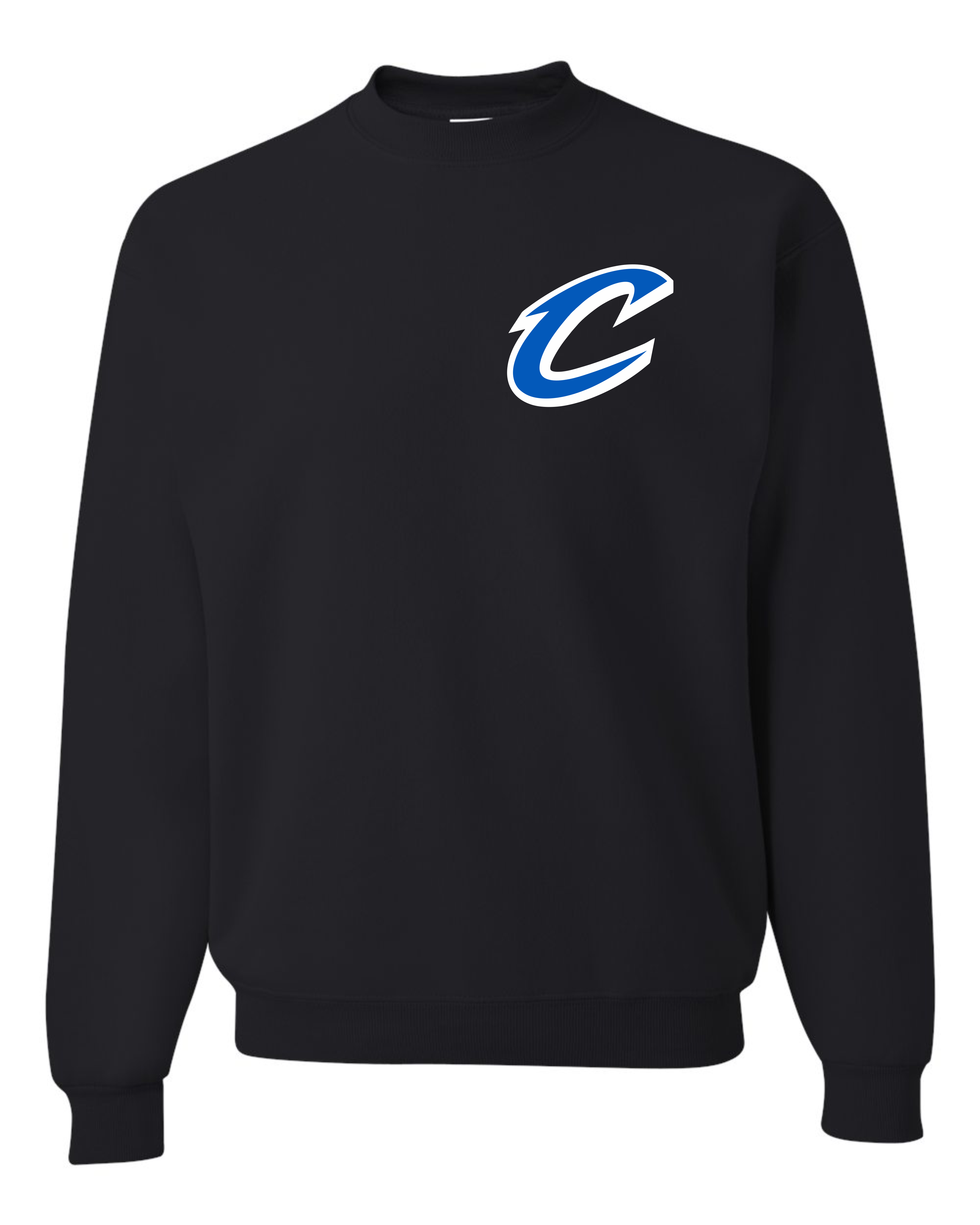 "Custom Football" Adult Crewneck Sweatshirt
