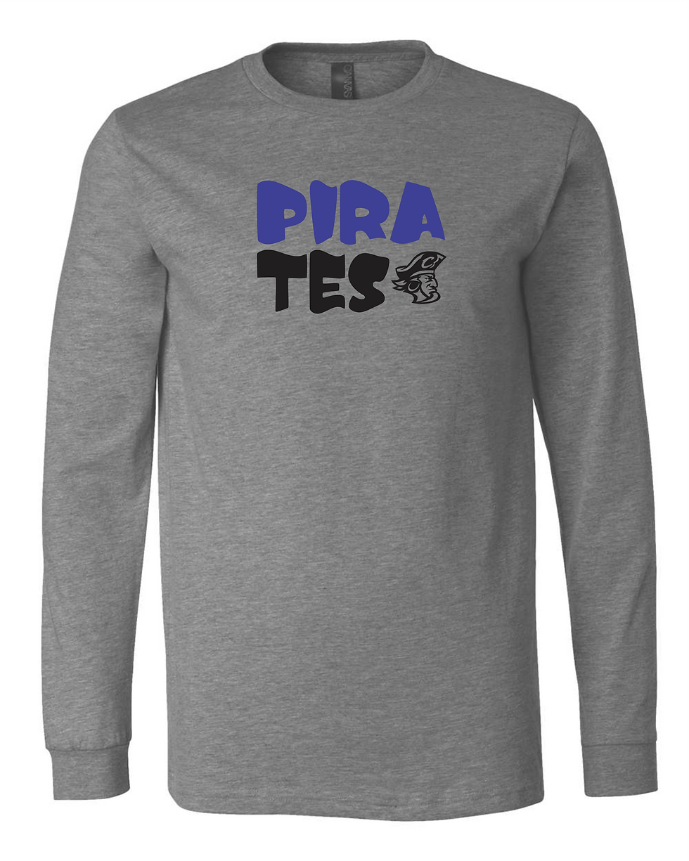 Thumbnail: "Pirates with Pirate Head" Youth Long Sleeve Tee