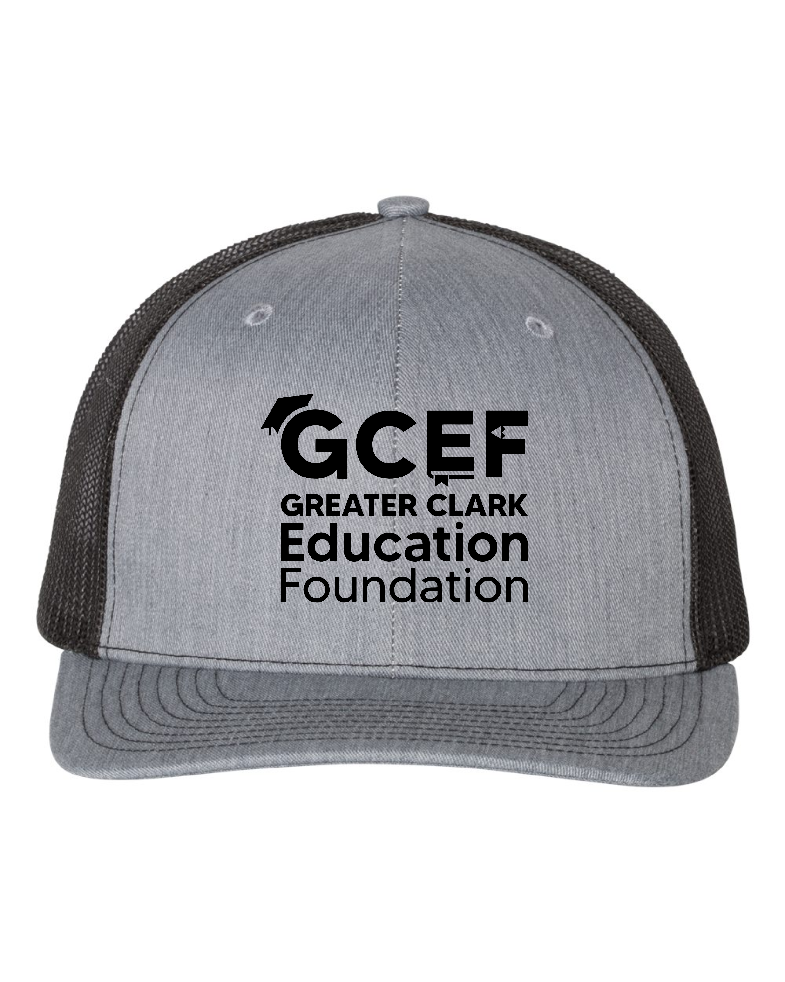"GCEF Black Print" Richardson Snapback Hat