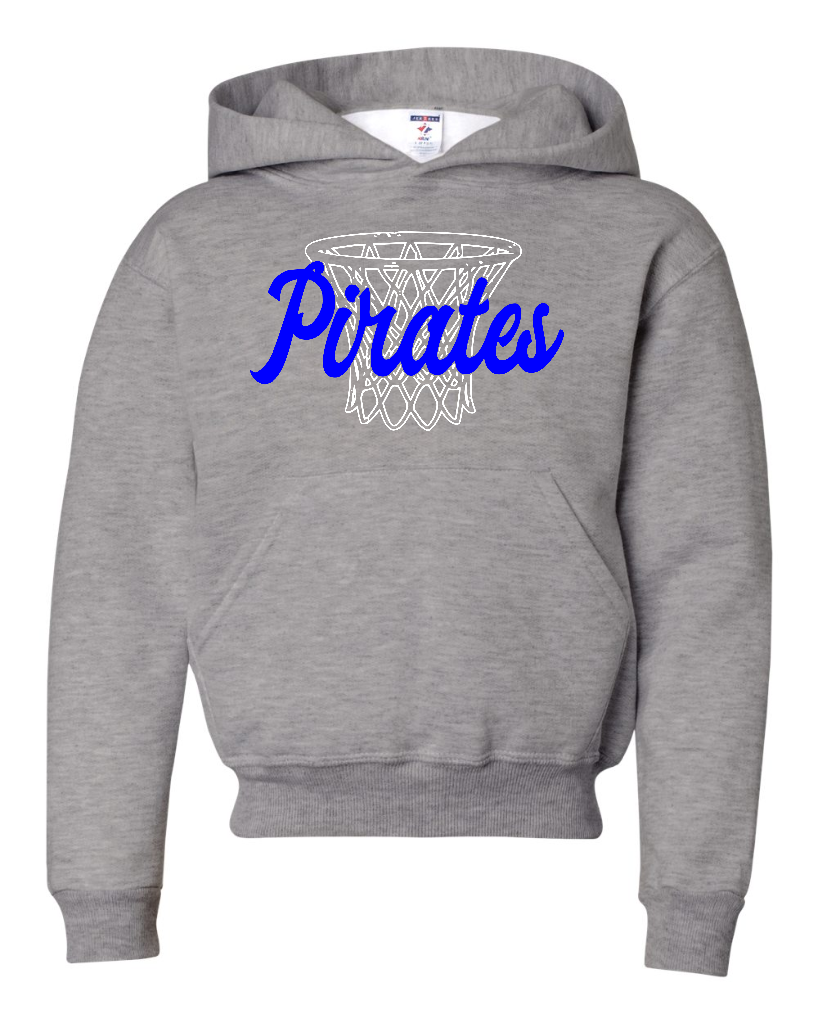 "Pirates Net" Youth Hooded Sweatshirt