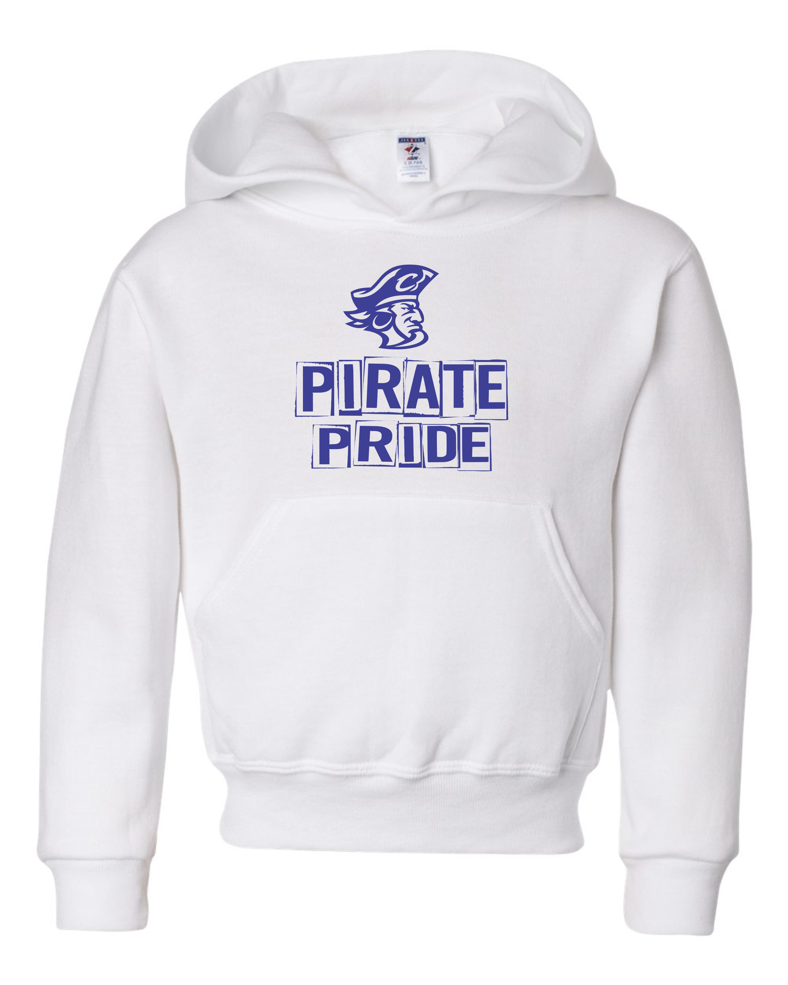 "Pirate Pride" Youth Hooded Sweatshirt