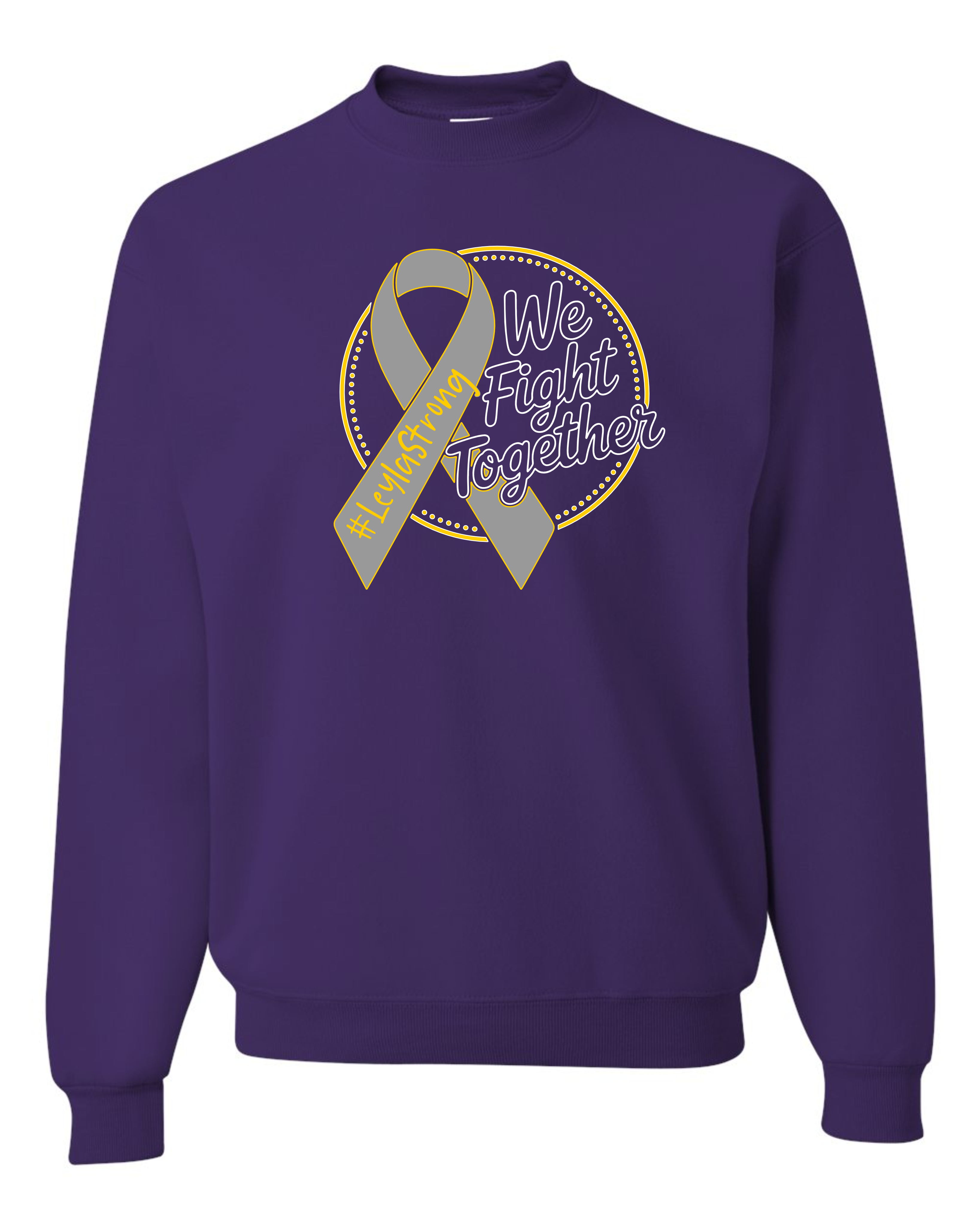 "We Fight Together" Adult Crewneck Sweatshirt