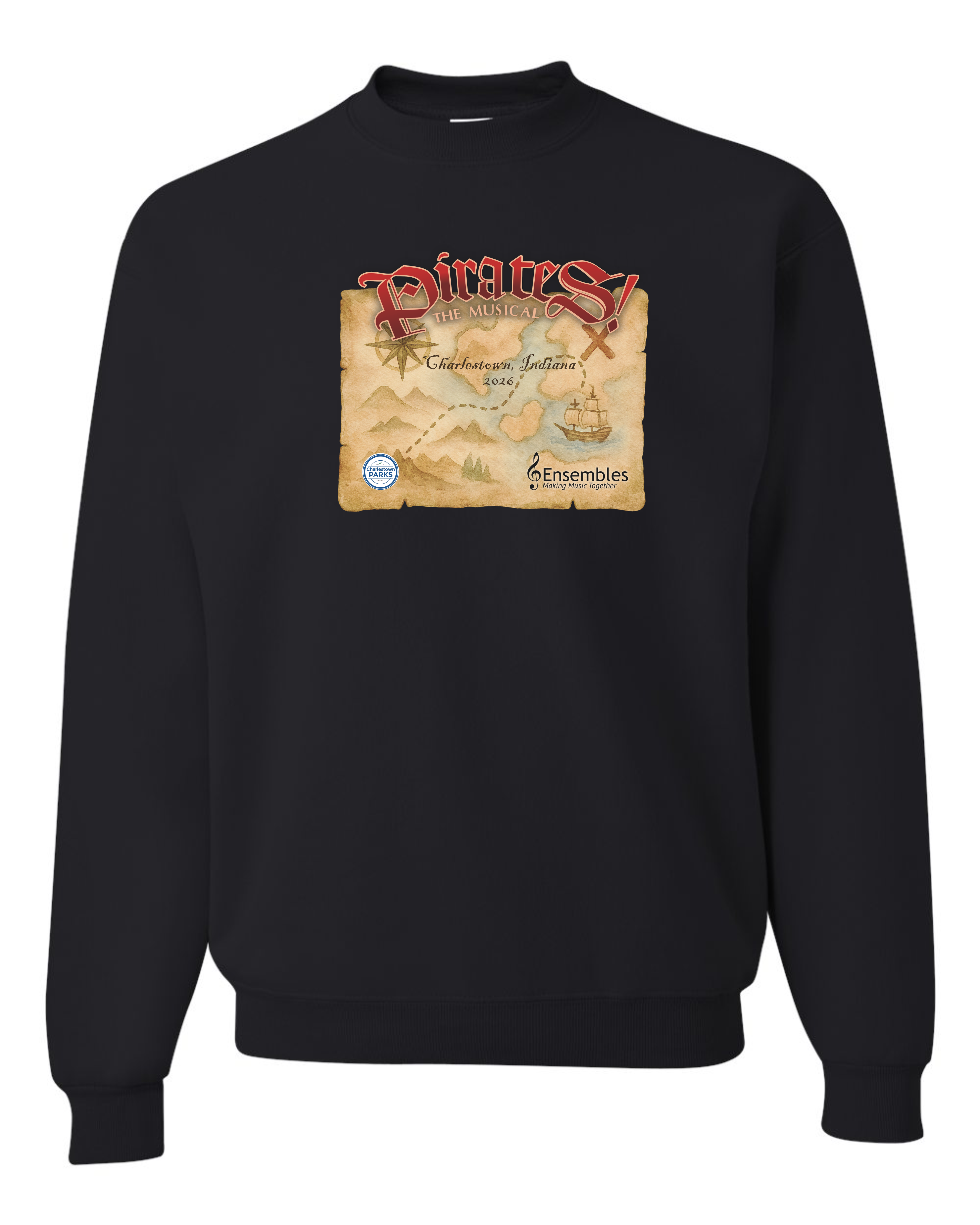 "Pirates The Musical" Youth Crewneck Tee