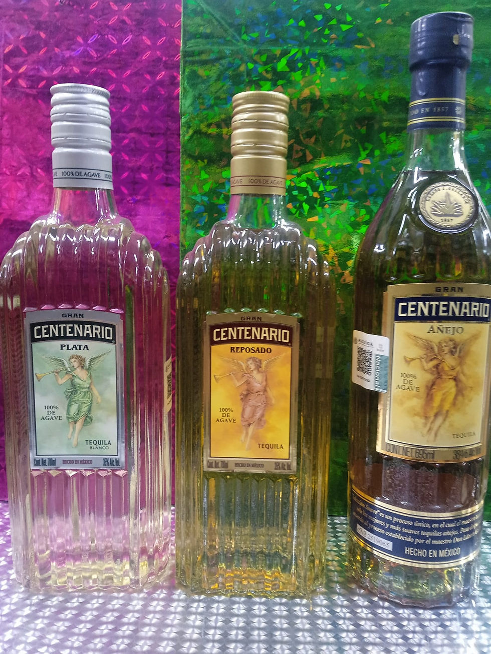 Centenario Plata-Reposado-Añejo