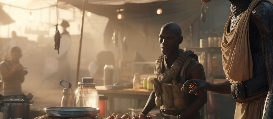 Street Vendors Around The Universes