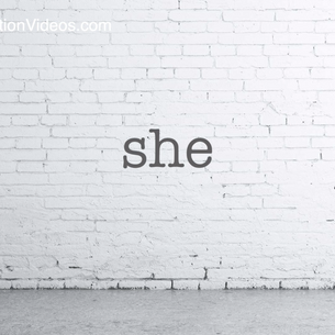 She