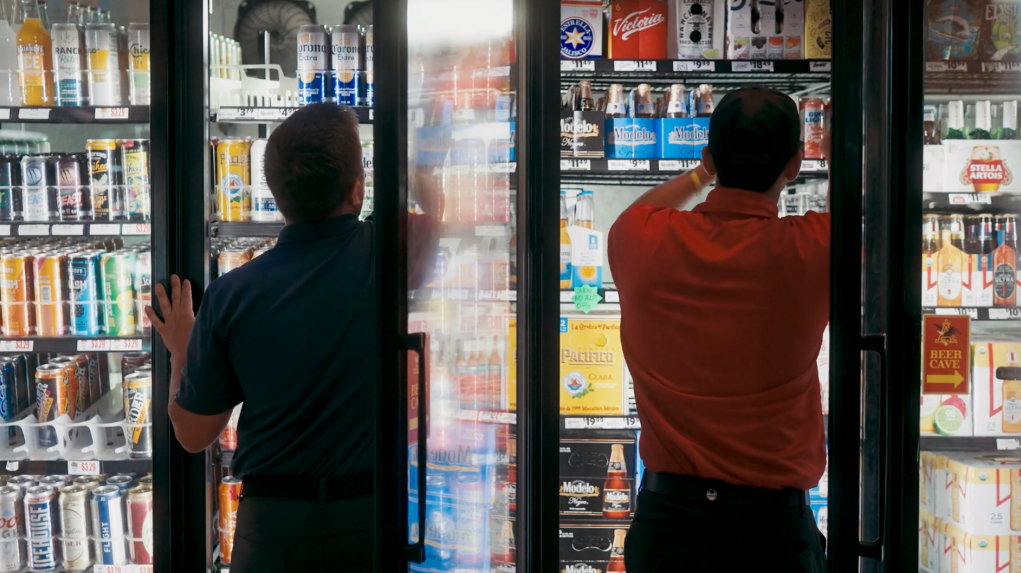 A&B employees loading product at one of our partnered stores