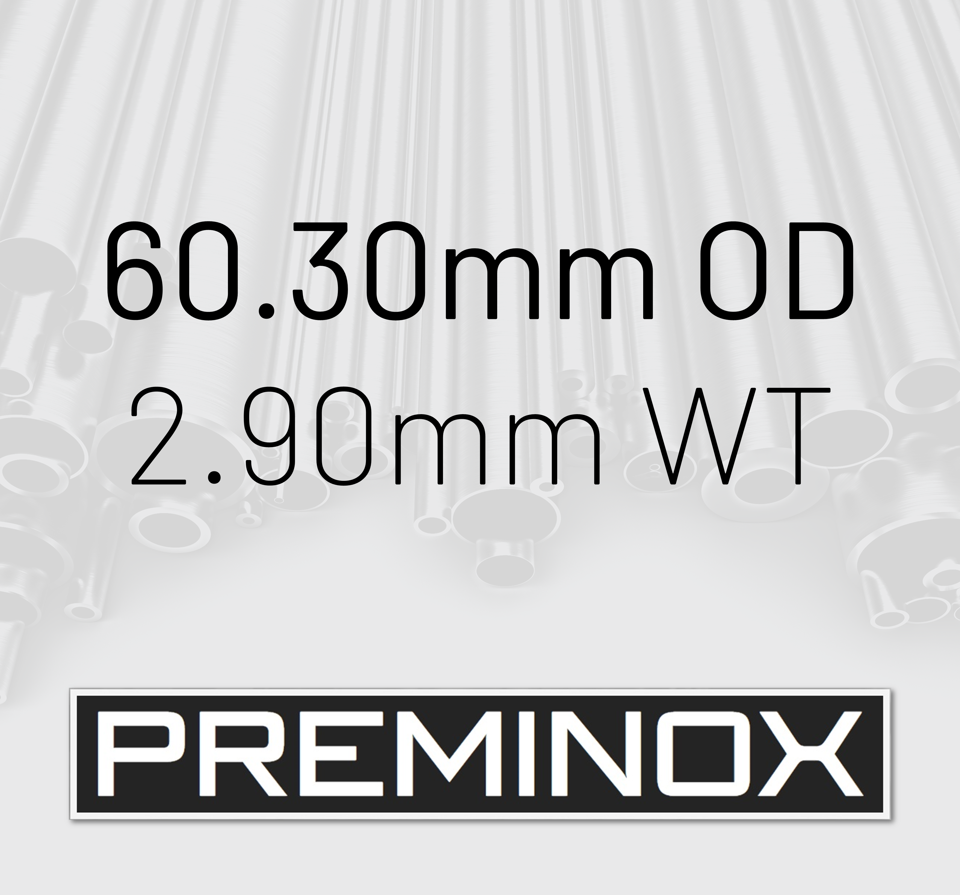 60.30mm OD x 2.90mm WT Seamless Stainless Steel Tube 1.4307