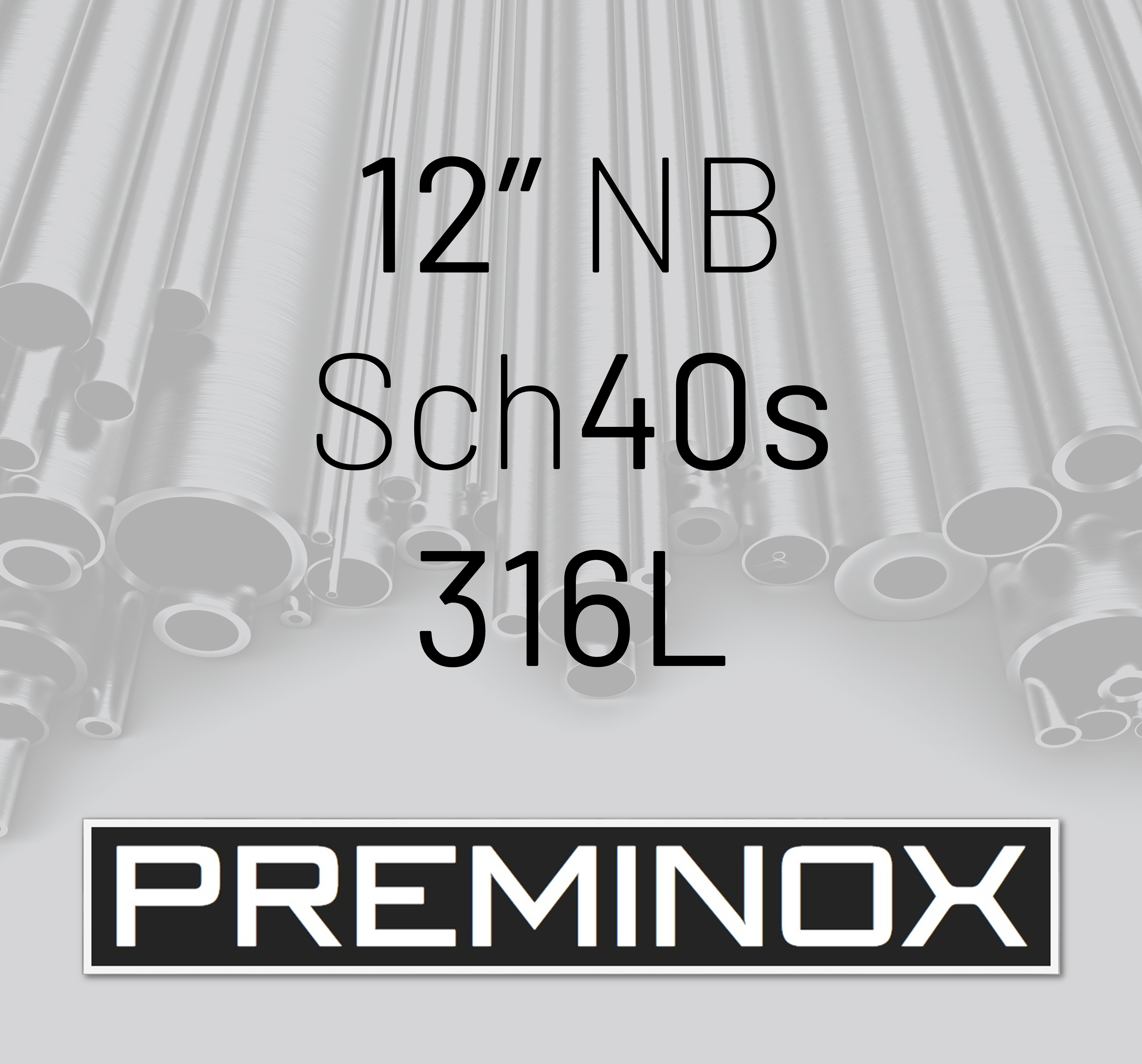 12" NB SCH40S Welded Stainless Steel Pipe SA/A312 TP316L