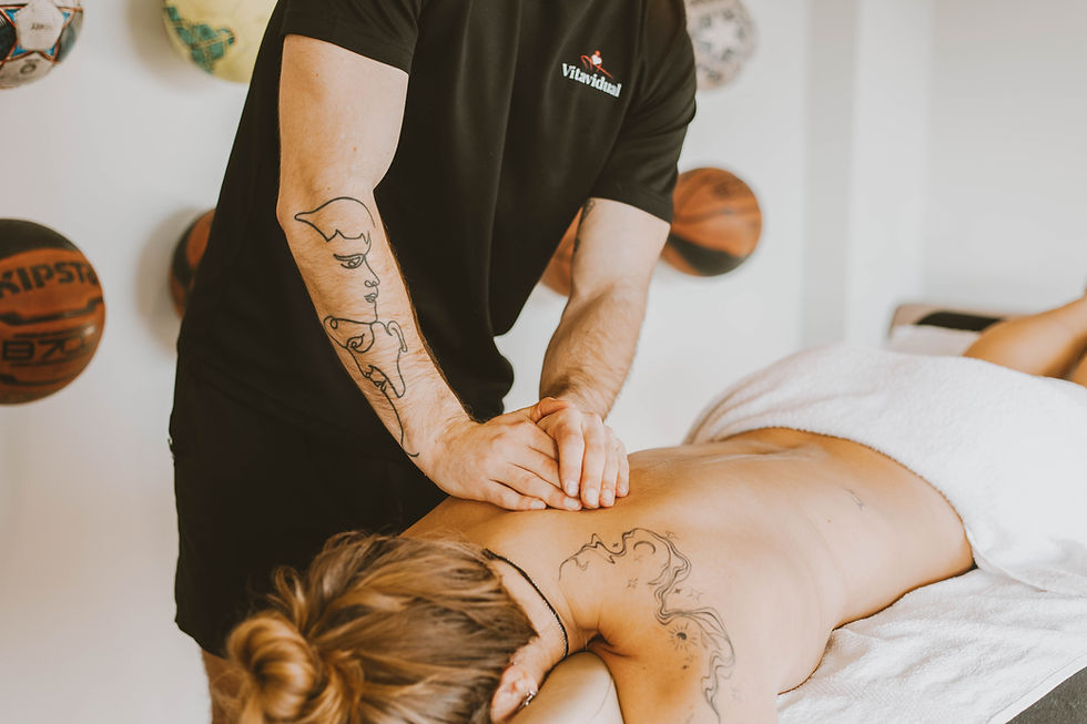 Rugmassage vrouw