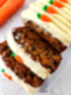 Carrot Cake Loaf with Cream Cheese Frosting