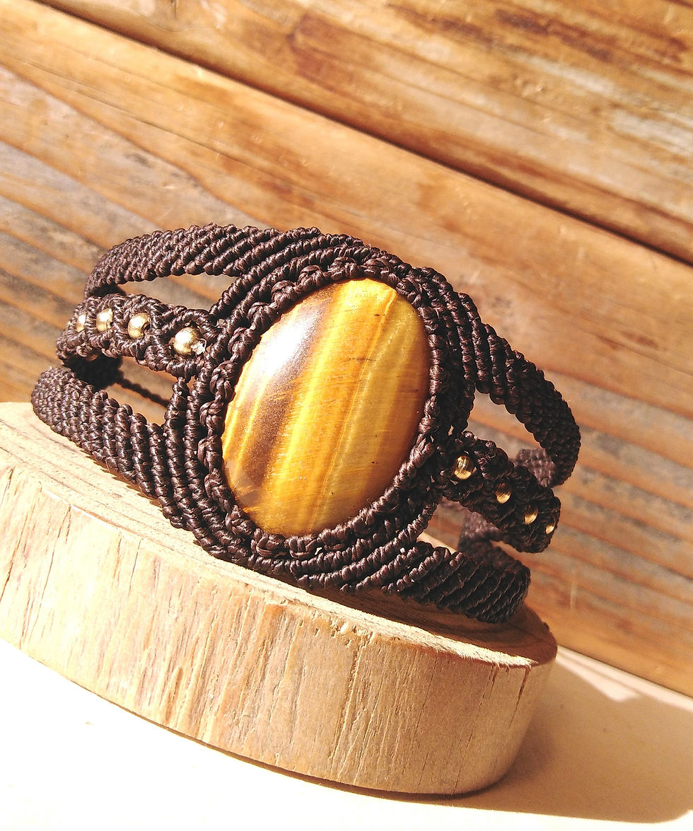 Thumbnail: Bracelet œil de tigre 