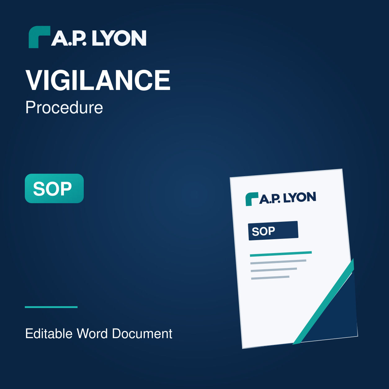 Vigilance Procedure — editable word document cover