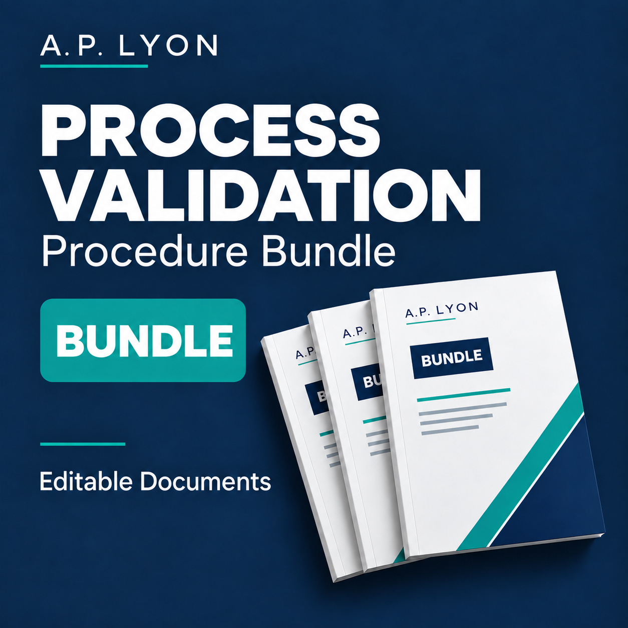 ISO 13485 Process Validation Procedure Bundle — editable documents cover