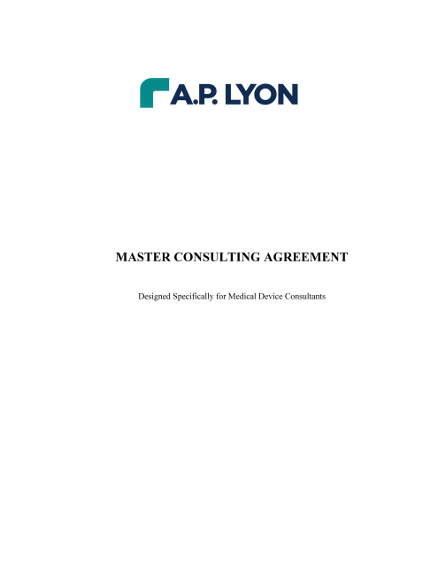 Master Consulting Agreement — document preview