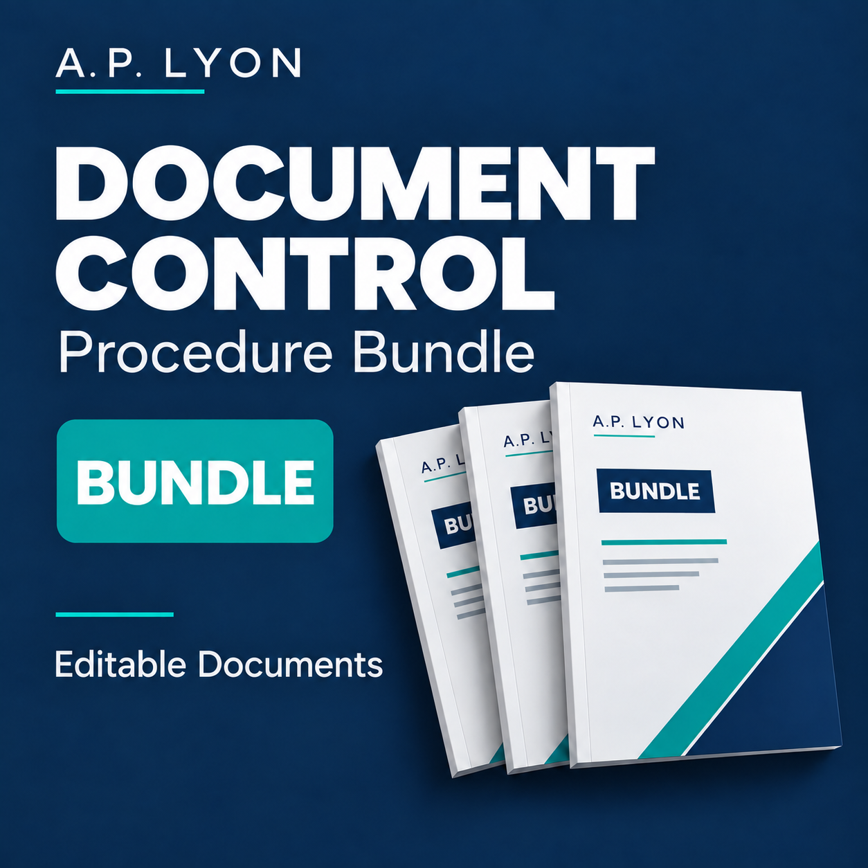 ISO 13485 Document Control Procedure Bundle — editable documents cover