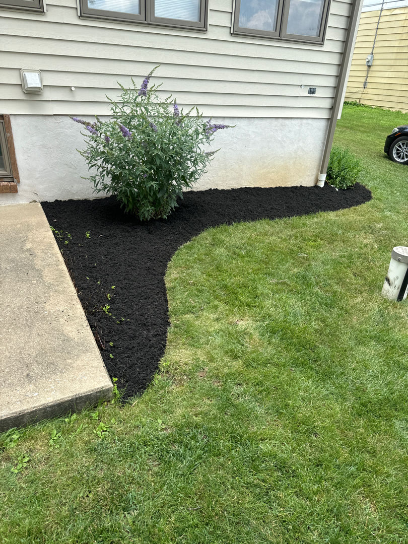 After picture of flower bed