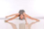 Lyrical dancer bending backwards