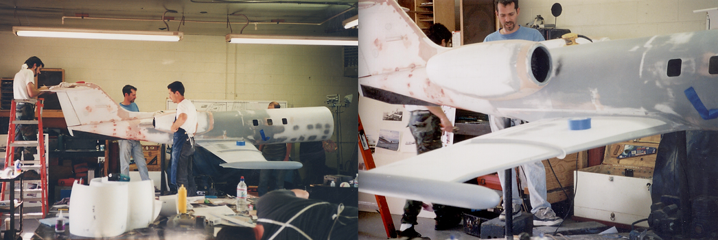 1/6th scale jet fabrication
