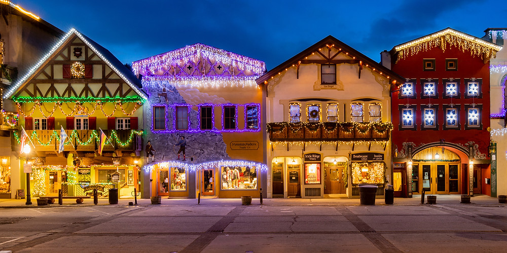 It may not be the same as years past however the light are up and the town is glowing.