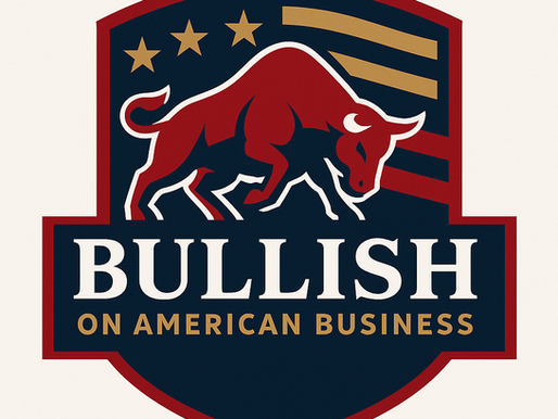 bull and flag