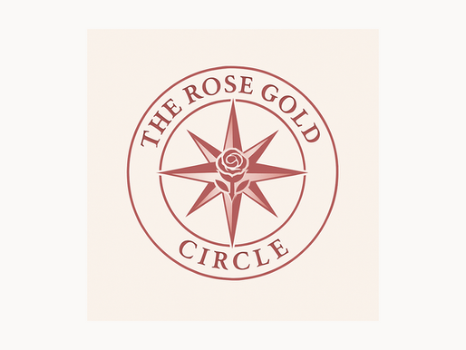 Rose Gold Circle Logo