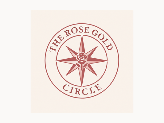 Rose Gold Circle Logo