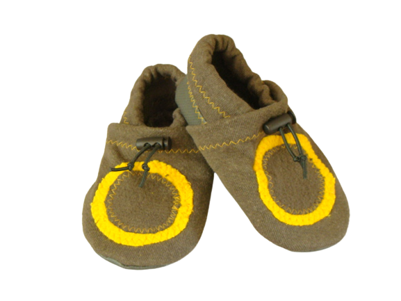 Miniature : Chaussons souples molleton bio tailles 20 à 29