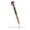 Thumbnail: Bella  Silicone and Beechwood Dummy Clip