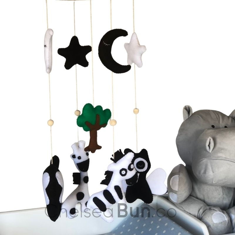 Thumbnail: Hanging Felt Cot Mobiles