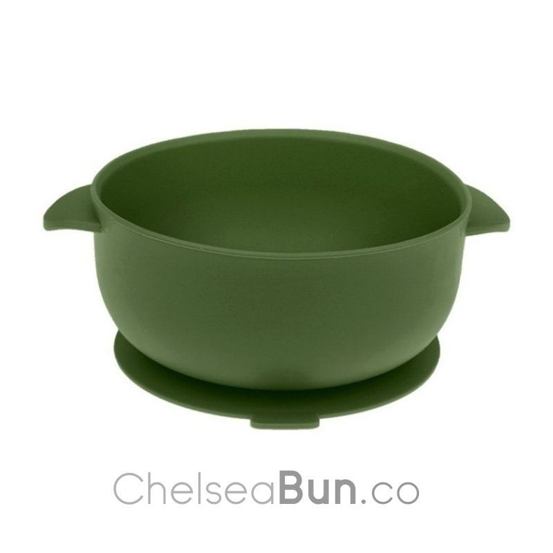 Thumbnail: Chelsea Bun Silicone Suction Bowls with Lid and Spoon 