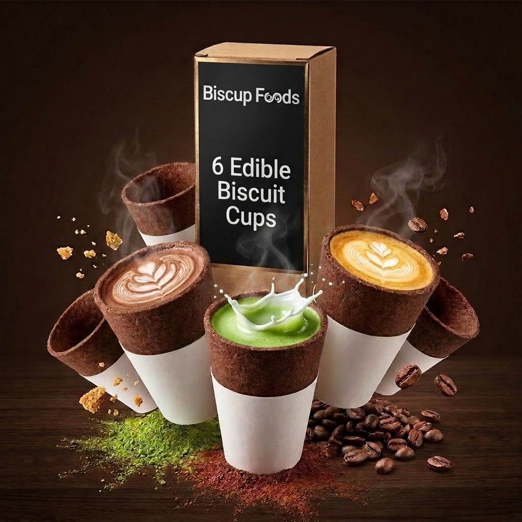 Biscup Edible Cups (6 Pcs)