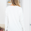 Thumbnail: Be Carefree White Velvet Long Sleeve Top