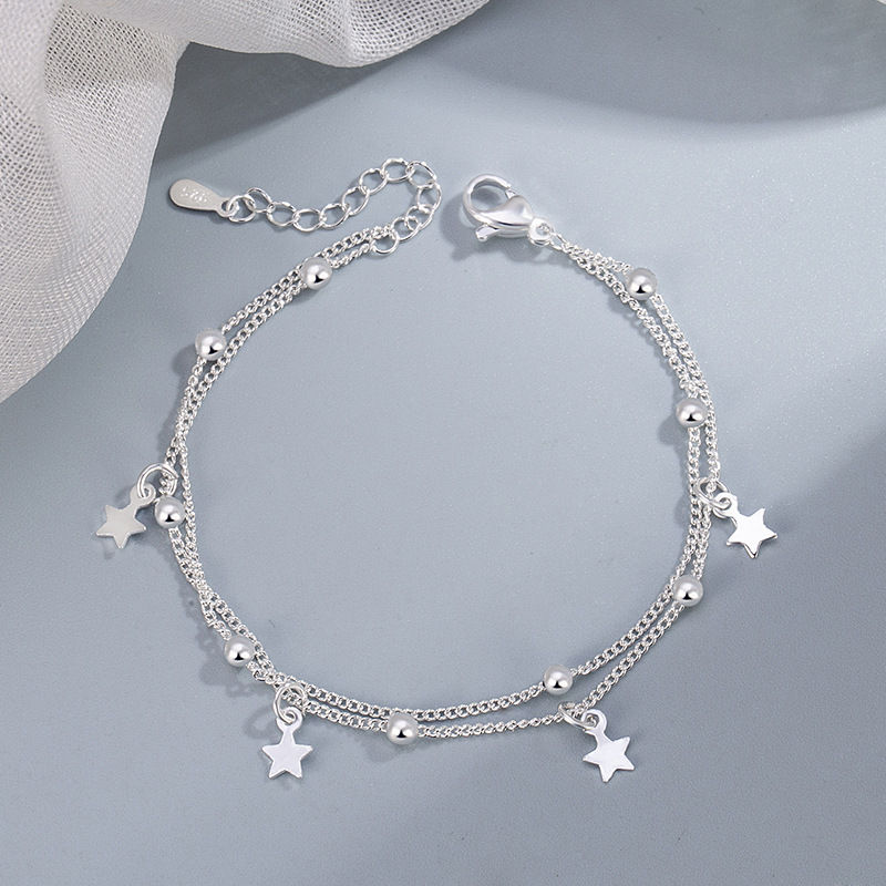 Thumbnail: Solenne Celestial Star Anklet