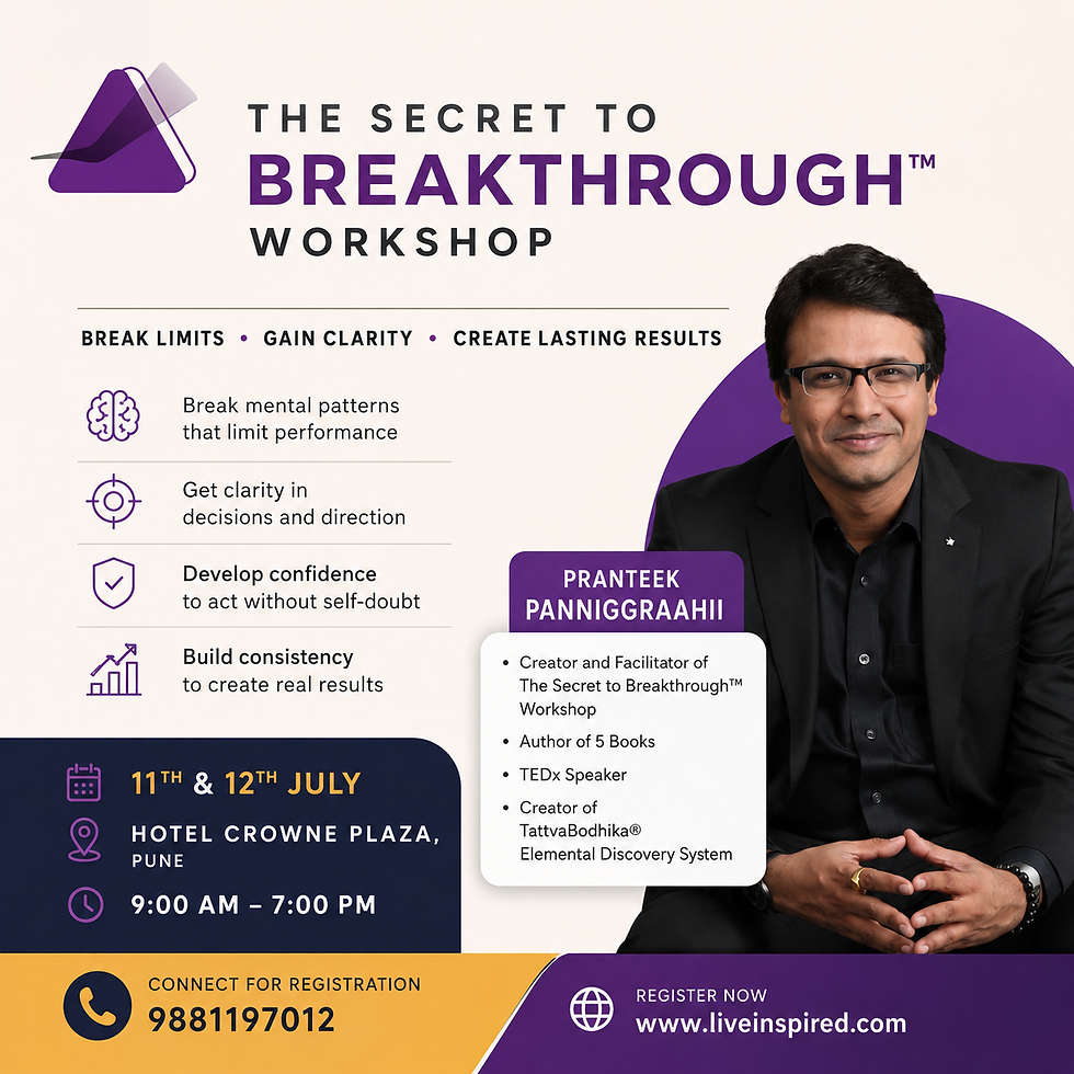The Secret to Breakthrough Workshop™ - July 2026