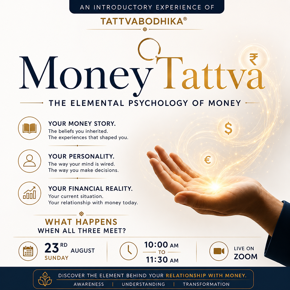 Money Tattva - The Elemental Psychology of Money