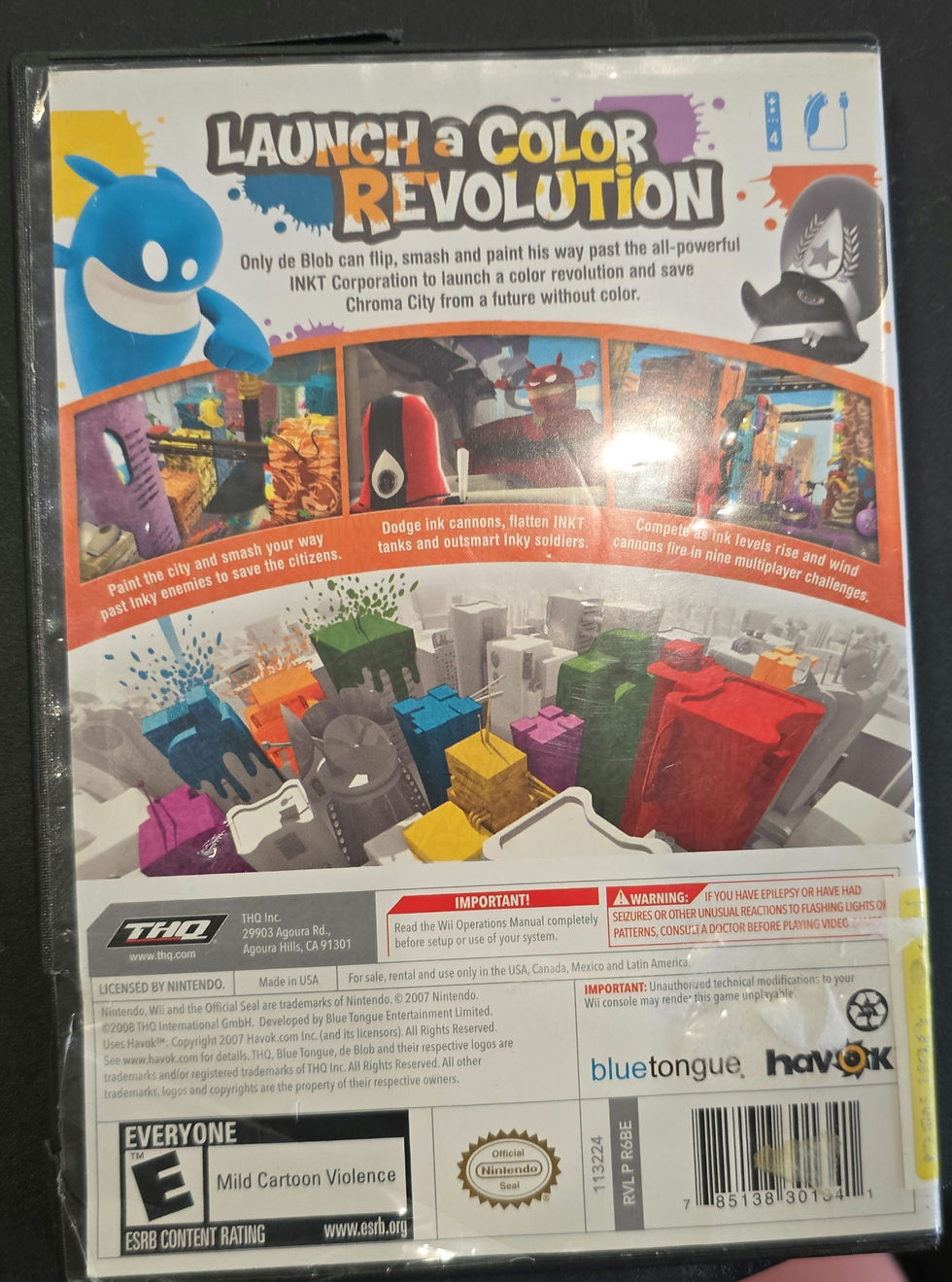 Thumbnail: De Blob- Wii game