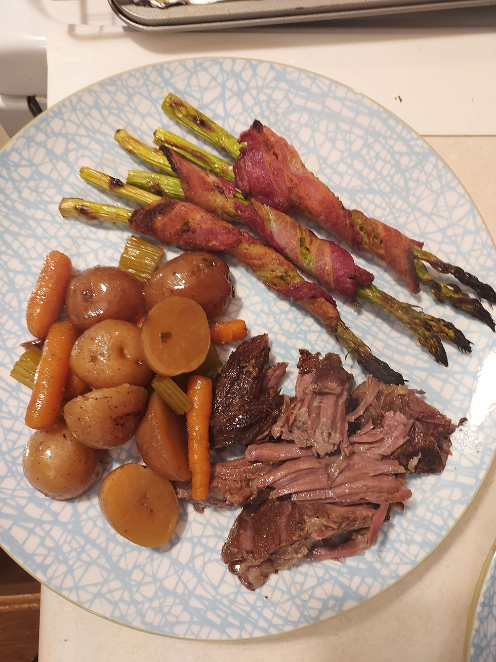 Arranged Food and Objects