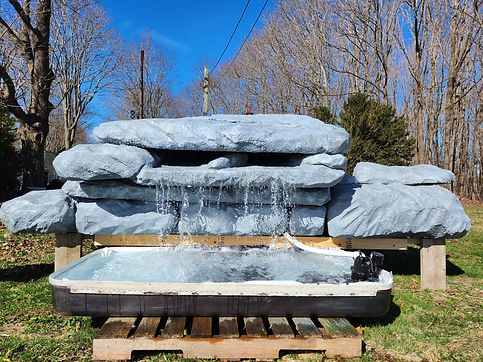 Custom Waterfall Grey Tone