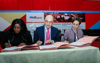 Signature de convention entre JA Gabon, ANPI et Bpifrance en faveur de l'entreprenariat.