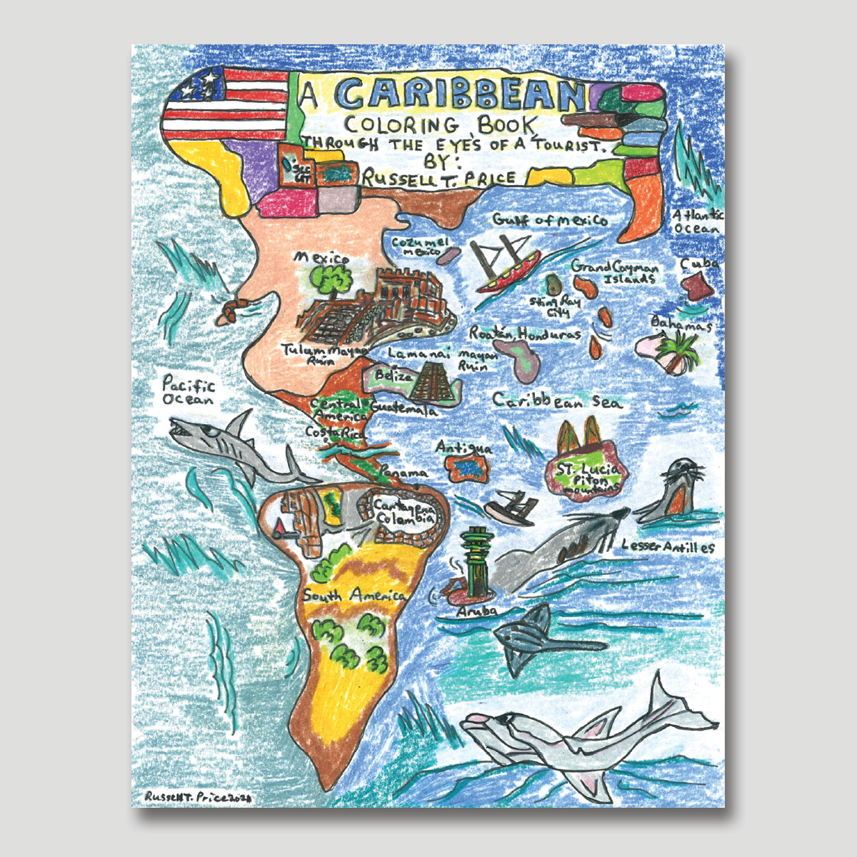 Caribbean Coloring Book (Digital Download) | Russ