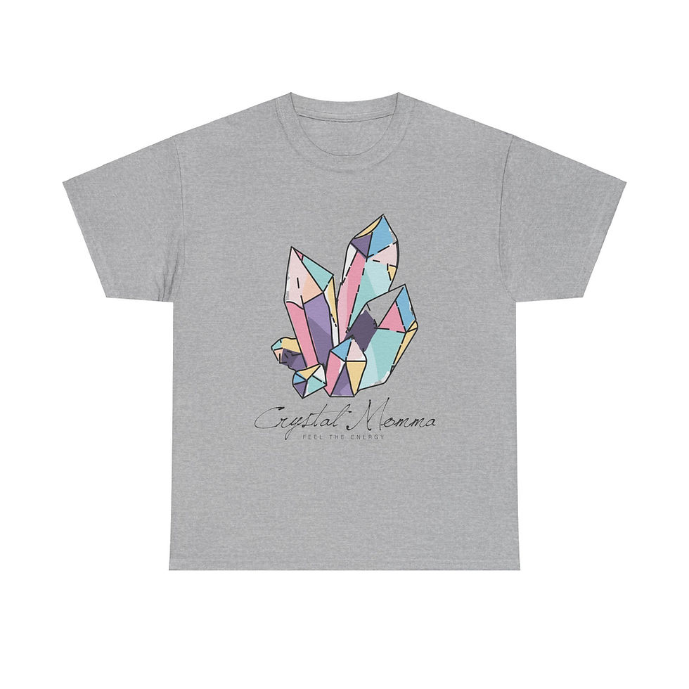 Thumbnail: Crystal Momma - Unisex Heavy 100% Cotton Tee