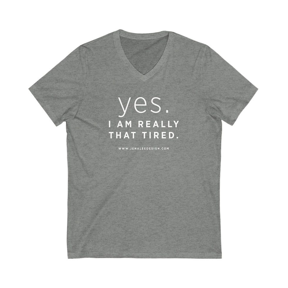 Miniatura: Unisex Jersey Short Sleeve V-Neck Tee