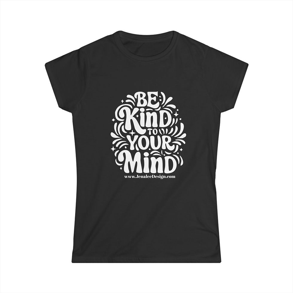 Miniatura: Kind to Your Mind ::  Women's Softstyle 100% Cotton Tee - fitted + flirty
