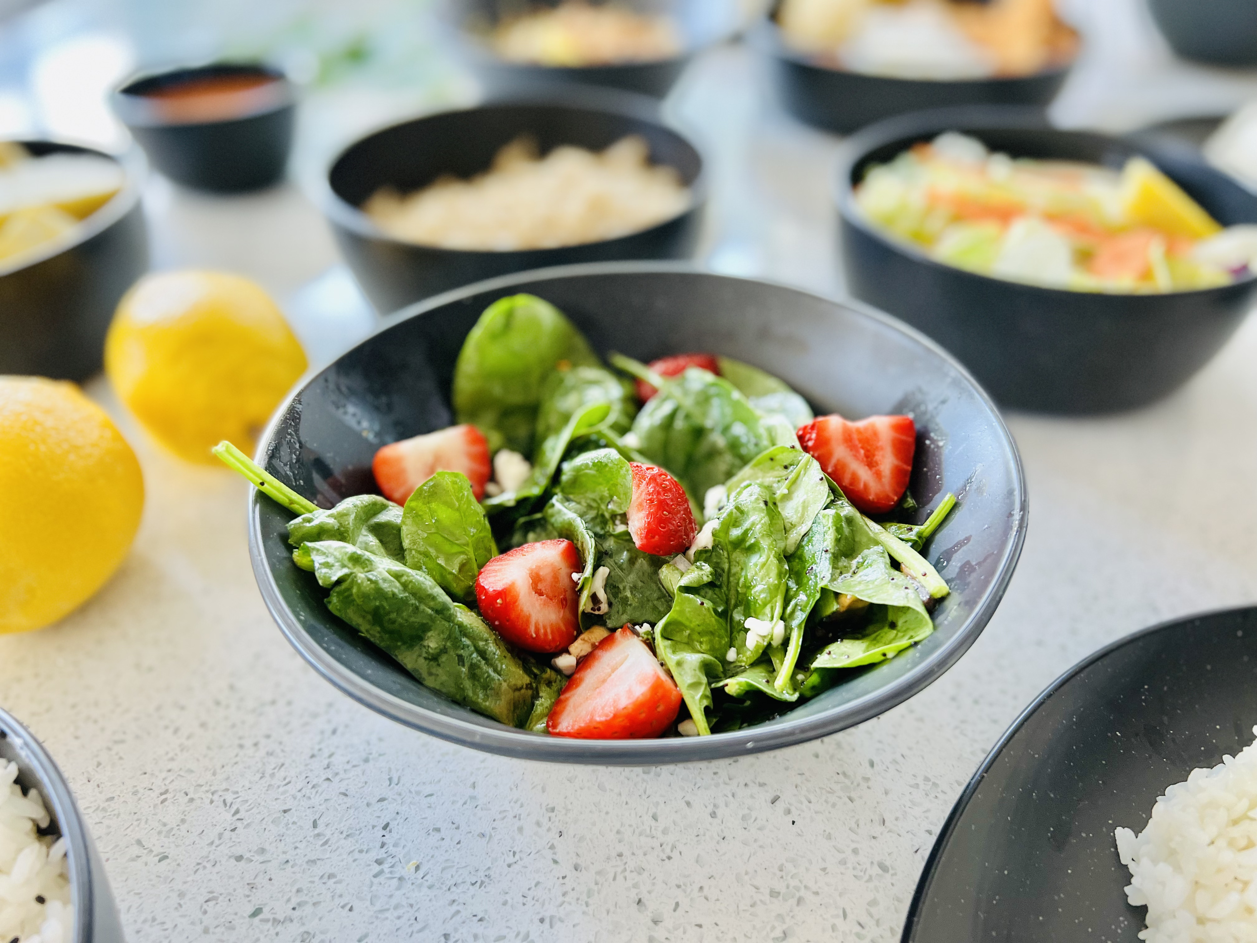 Arranged Food and Objects