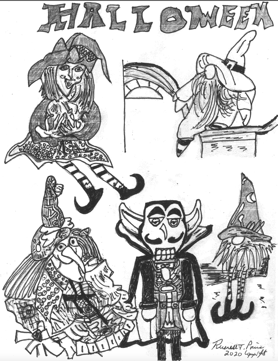 Thumbnail: Halloween Vol. 1 Coloring Book