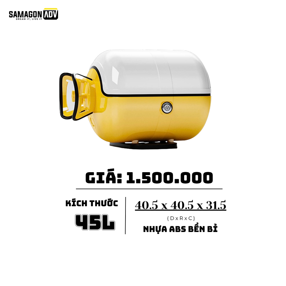 Thumbnail: Thùng nhựa 45L - Vàng Trắng
