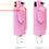 Thumbnail: Two pink pepper sprays with laser beams, for self-defense and safety.