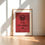 Thumbnail: Framed print with dark red background and text reading "In my Dark Romance Era".